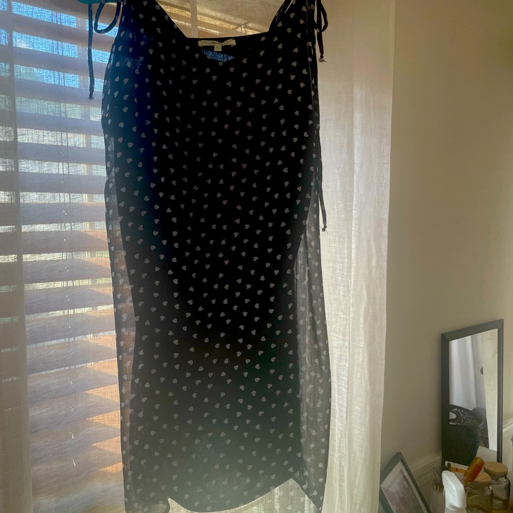 Black heart dress